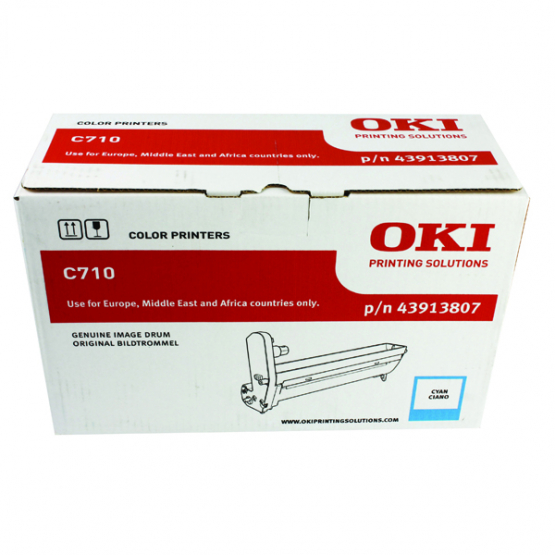 Oki C710 Cyan Original Imaging Drum (43913807) 